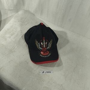 Graceland Black and Red Guitar Hat